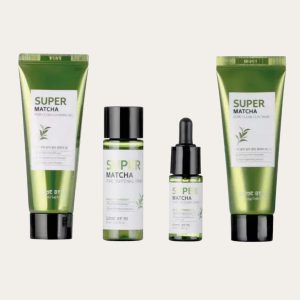 Some By Mi - Super Matcha Pore Care - Starter Kit - Kit cosmétique pour lutter contre les pores dilatés - 30ml+10ml+42g+42ml