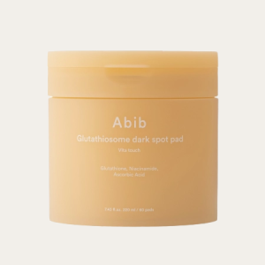 Abib – Glutathiosome Dark Spot Pad Vita Touch – Pads hydratants et illuminateurs pour le visage – 220 ml